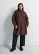 Raincoat with pockets and hood, Brown, Model image number 1