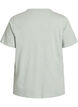T-shirt with button detail, Green, Packshot image number 1
