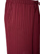 Trousers with textured stripes and straight legs, Red, Packshot image number 2