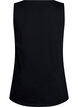 Cotton top with a-shape, Black, Packshot image number 1