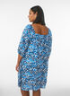 Beach dress in viscose with print, Blue, Model image number 2