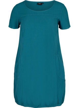 Dress with pockets, Blue Coral, Packshot image number 0