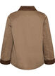 Lightly padded jacket with a corduroy collar, Brown, Packshot image number 1