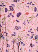 Long dress with batwing sleeves and floral print, Rose Flower AOP, Packshot image number 2
