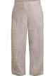 Loose trousers in linen and viscose, Brown, Packshot image number 0
