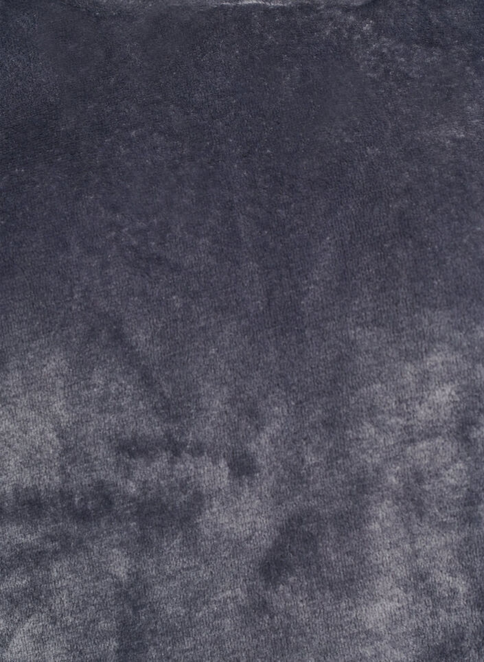 Velour hoodie with kangaroo pocket, Grey, Packshot image number 2