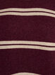 Knitted blouse with double contrast stripes, Red, Packshot image number 2
