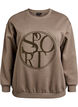 Sweatshirt with a motif, Walnut, Packshot image number 0