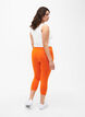 Basic 3/4-length viscose leggings, Orange, Model image number 2