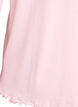 Jersey blouse with buttons and wavy edges, Pink, Packshot image number 3