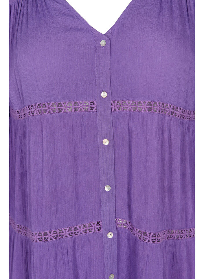 Viscose beach dress, Royal Lilac, Packshot image number 2