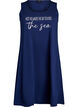 Sleeveless A-line dress, Blue, Packshot image number 0