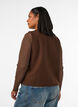 V-neck vest with buttons, Brown, Model image number 2