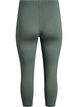 Basic 3/4 leggings in viscose, Green, Packshot image number 1
