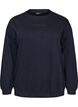 Sweatshirt with text print, Blue, Packshot image number 0