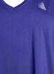 Workout top with v-neck, Purple, Packshot image number 2