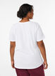 T-shirt with motif, White, Model image number 2