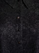 Shirt with lace texture and glitter thread, Black, Packshot image number 2