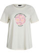 T-shirt with motif, Vanilla, Packshot image number 0