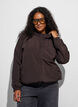 Lightweight jacket with a hood and zipper, Brown, Model image number 0