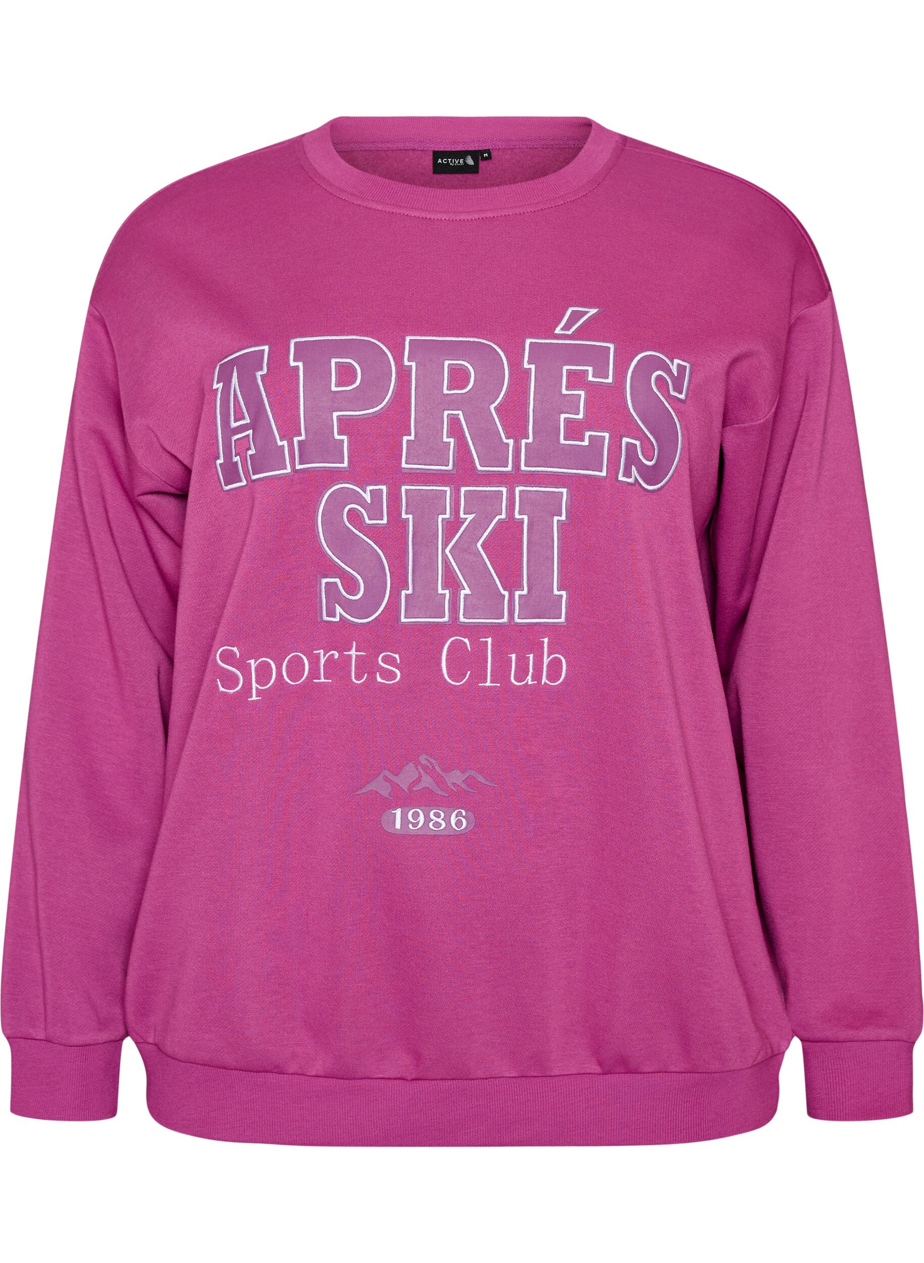 Sweatshirt with text print