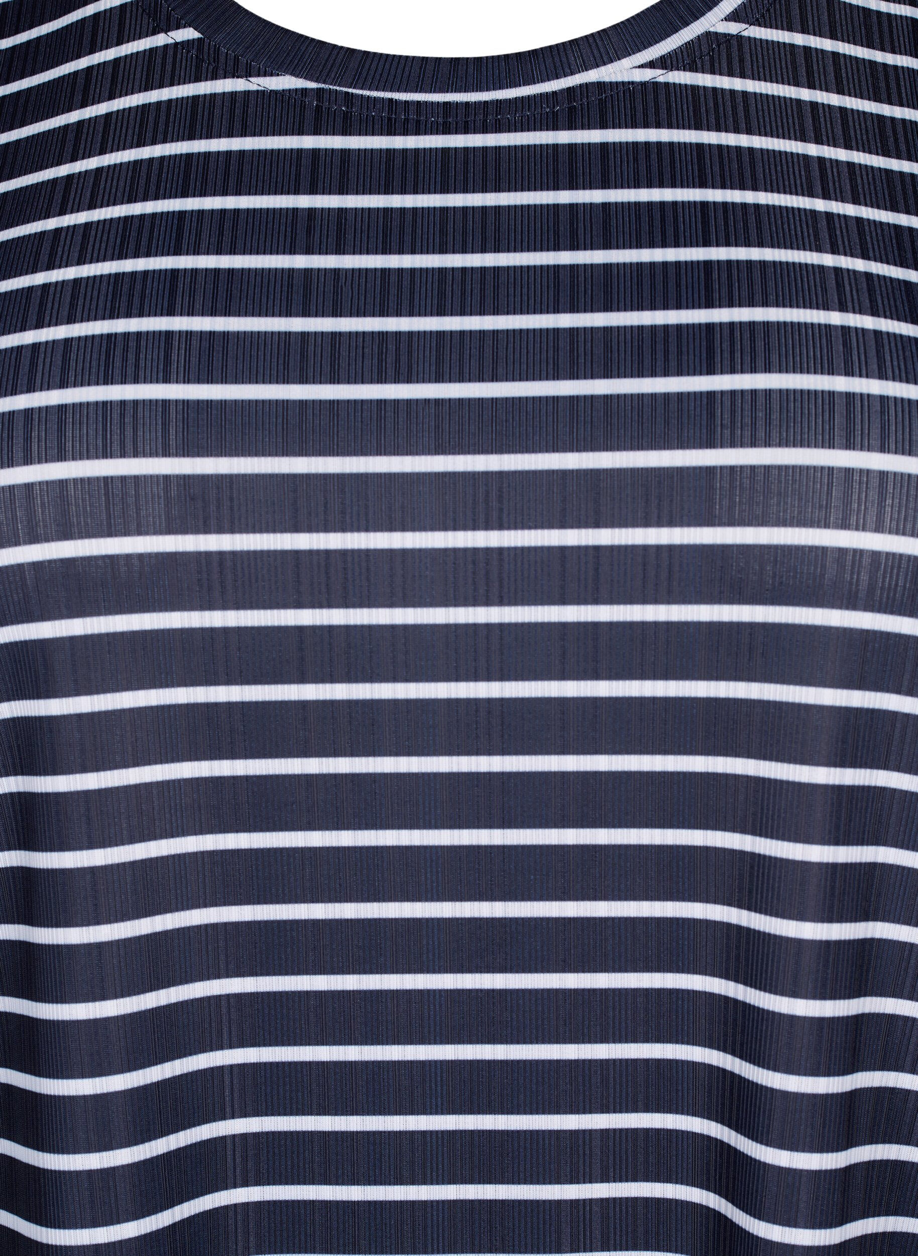 Zizzifashion FLASH - T-shirt with stripes, Night S. W. Stripe, Packshot image number 2