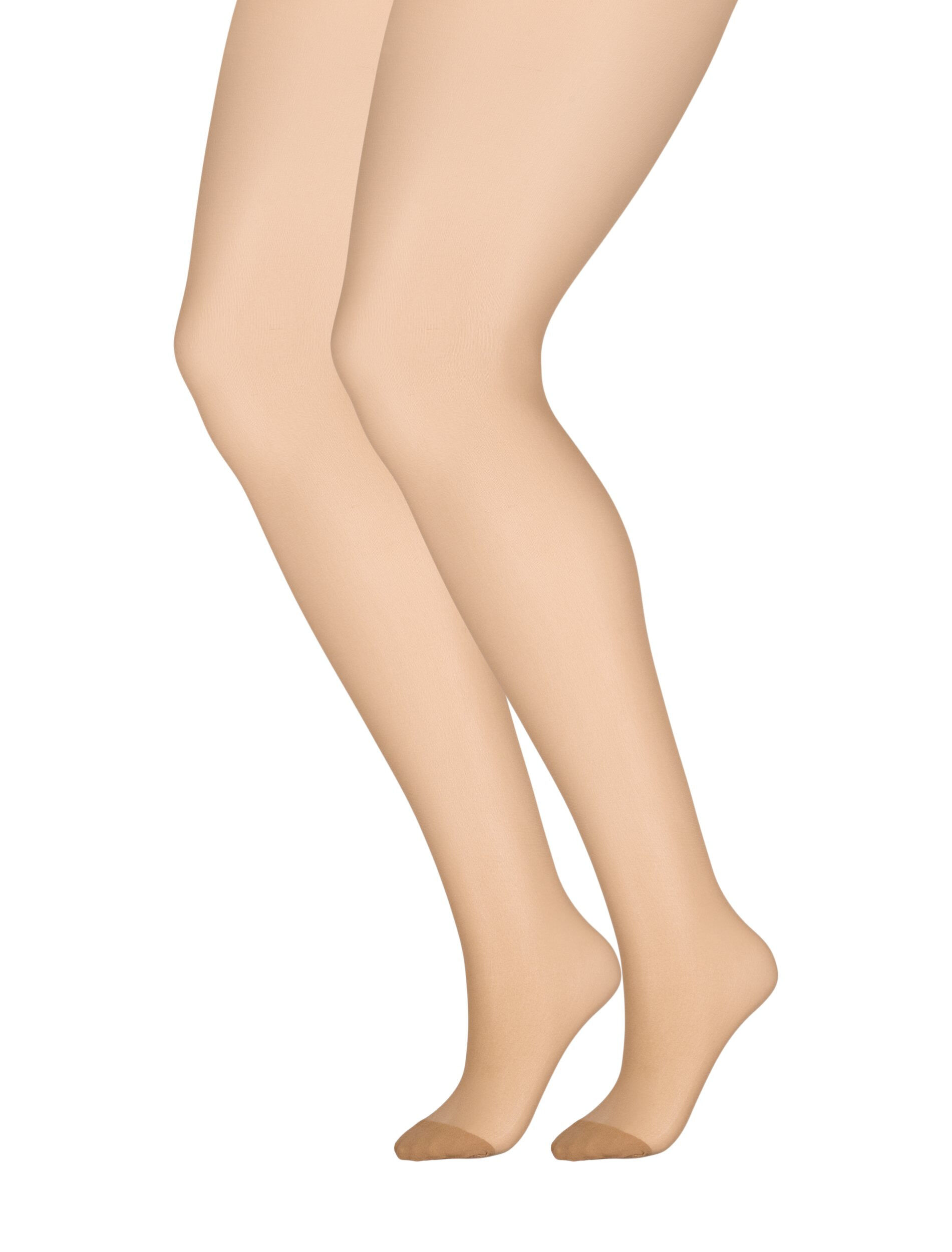 Zizzifashion 2-pack tights in 20 denier, Clear, Packshot image number 0