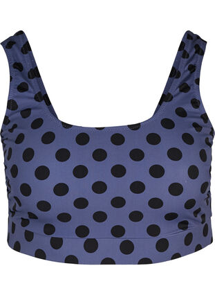 Bikini top, Blue Indigo Dot, Packshot image number 0