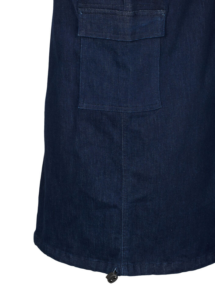 Denim maxi skirt, Dark Blue Denim, Packshot image number 2