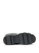 Long faux leather boot with a chunky sole, Black, Packshot image number 4