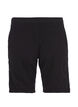 Loose cotton shorts with pockets, Black, Packshot image number 1