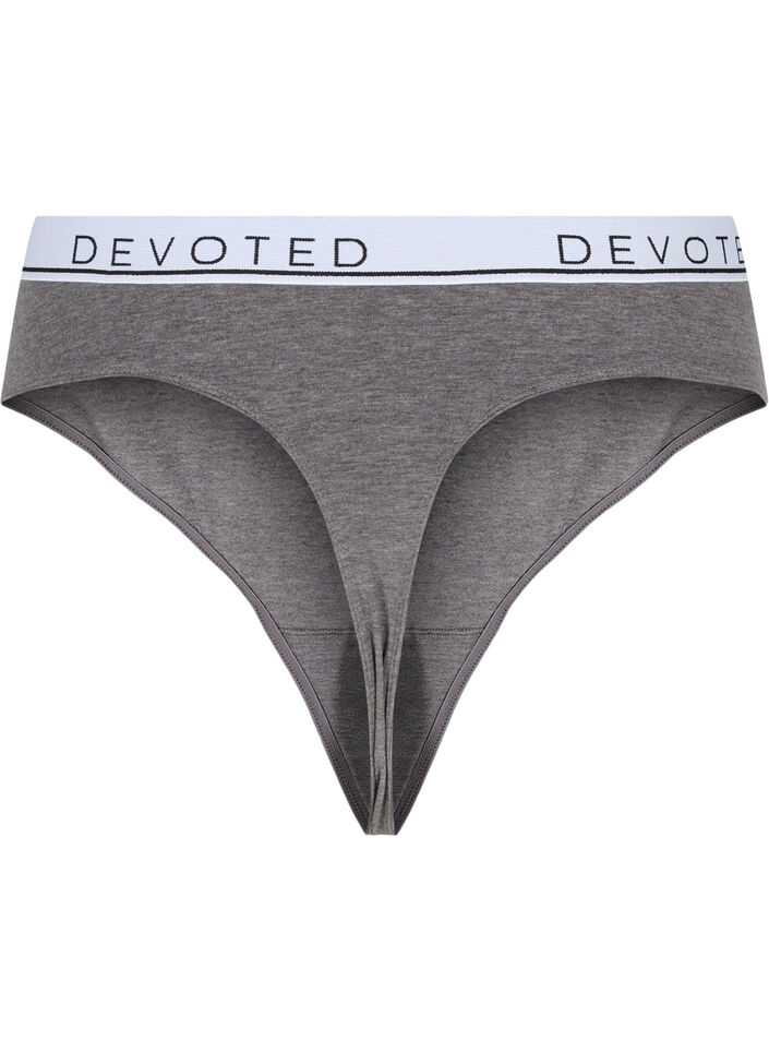 G-string with regular waist, Grey, Packshot image number 1