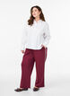 Trousers with side stripes, Red, Model image number 0