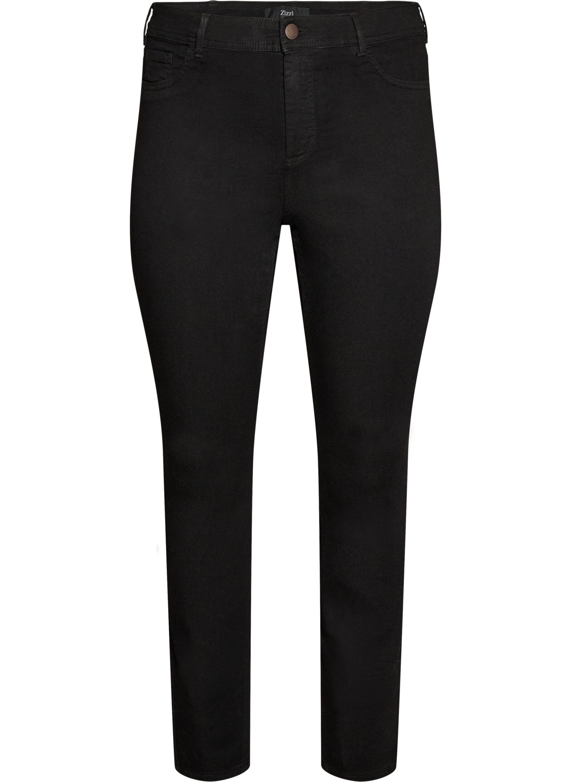 ZizzifashionAmy super slim fit jeans with a high waist, Black, Packshot image number 0