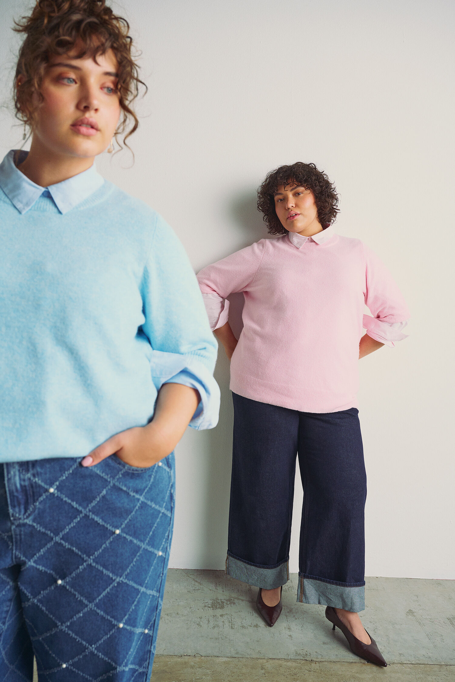 Zizzifashion Colourful layered look, , Model