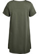 Jersey dress with short sleeves and pockets, Green, Packshot image number 1