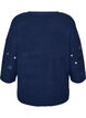 Jumper with hearts and 3/4 sleeves, Blue, Packshot image number 1