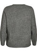 Knitted blouse with glitter bow, Grey, Packshot image number 1