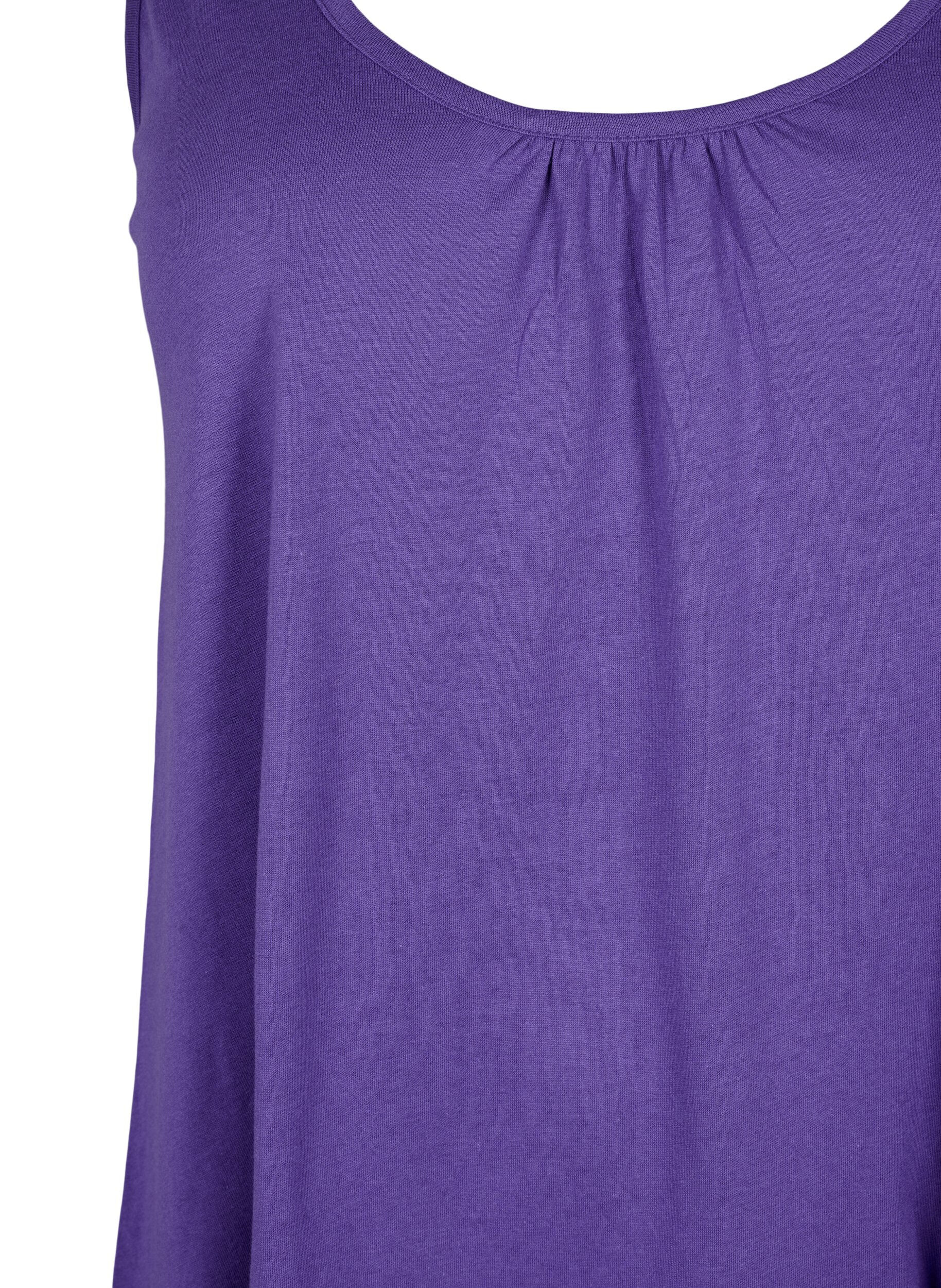 Zizzifashion Top with a-shape and round neck, Ultra Violet, Packshot image number 2