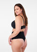 Seamless G-string with a regular waist, Black, Model image number 1