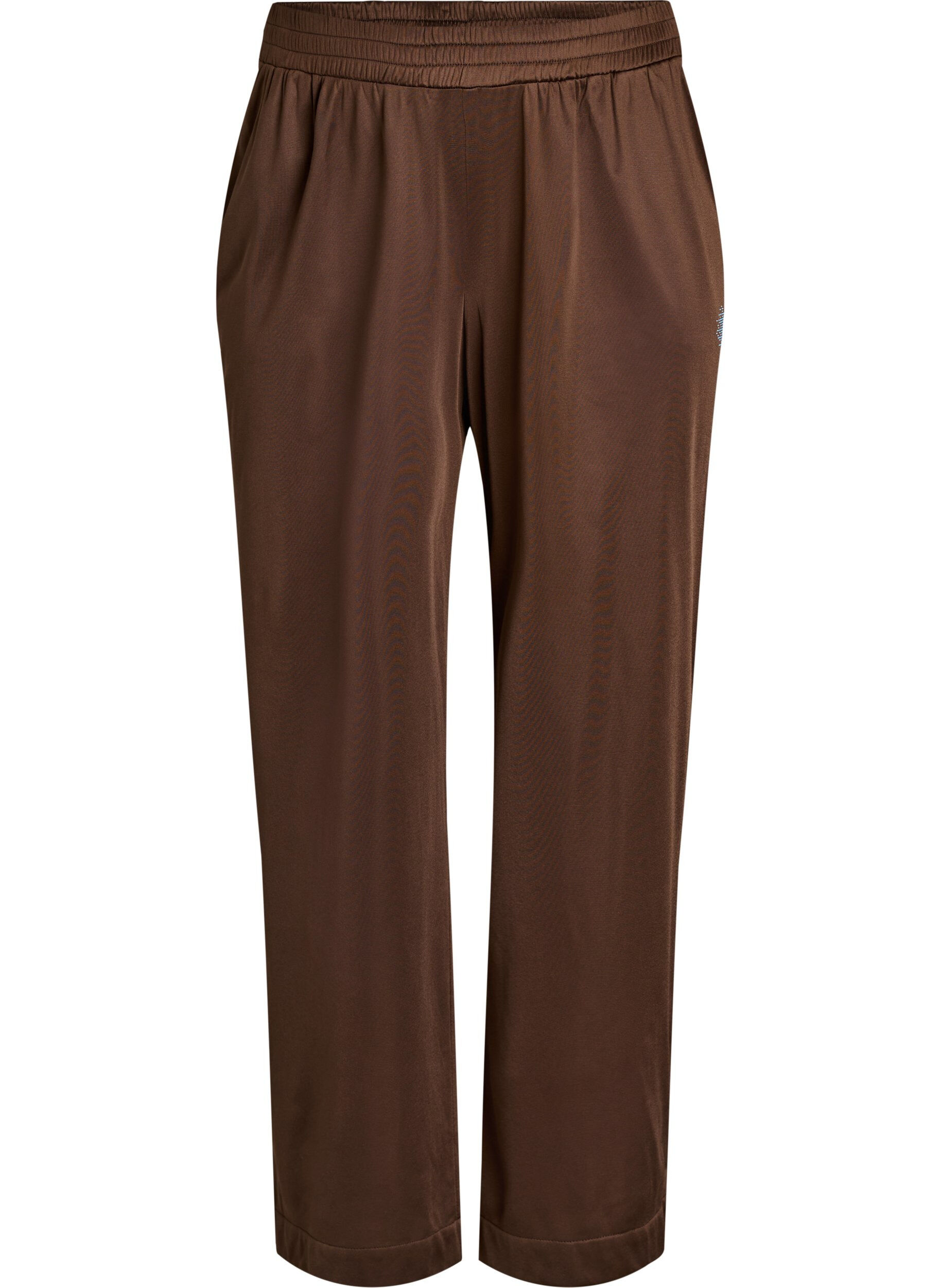 ZizzifashionTrack pants with side stripes and pockets, Brown, Packshot image number 0