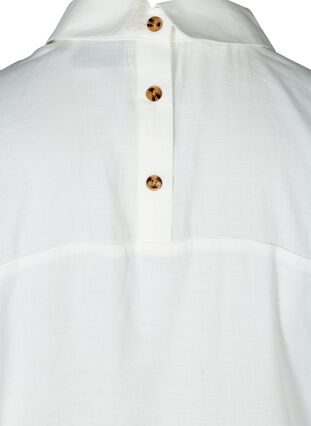 Short-sleeved, viscose mix shirt, Snow White, Packshot image number 3