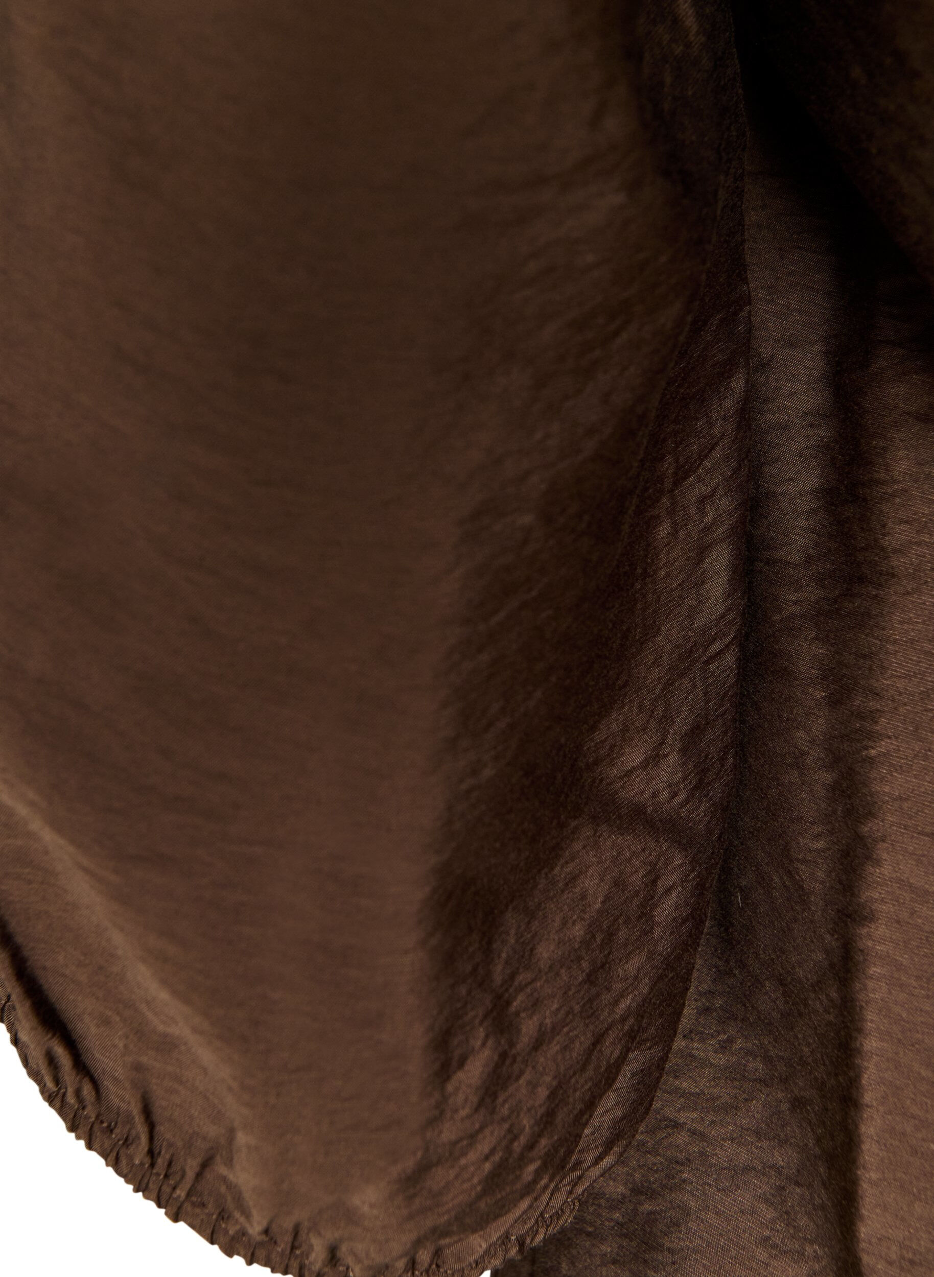 ZizzifashionBlouse with 3/4 sleeves and lace details, Brown, Packshot image number 3