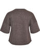 A-line jersey blouse with elbow-length sleeves, Dark Grey, Packshot image number 1