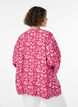 Short viscose kimono with 3/4 sleeves, Pink, Model image number 2