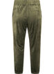 Loose velvet trousers, Green, Packshot image number 1