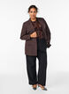 Classic blazer with button fastening, Brown, Model image number 1