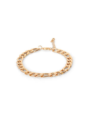 Gold-coloured bracelet, Gold Metal, Packshot image number 0