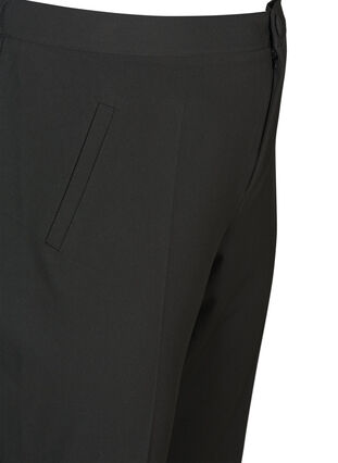 Classic trousers with an elasticated waist, Black, Packshot image number 2