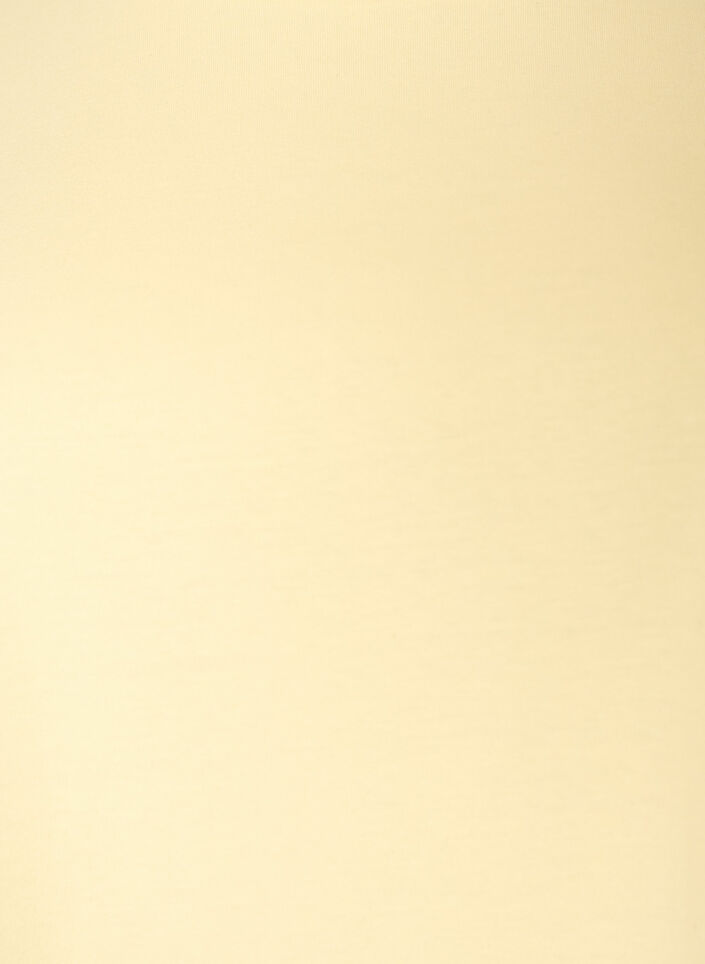 Organic cotton T-shirt with ruffle sleeves, Yellow, Packshot image number 2